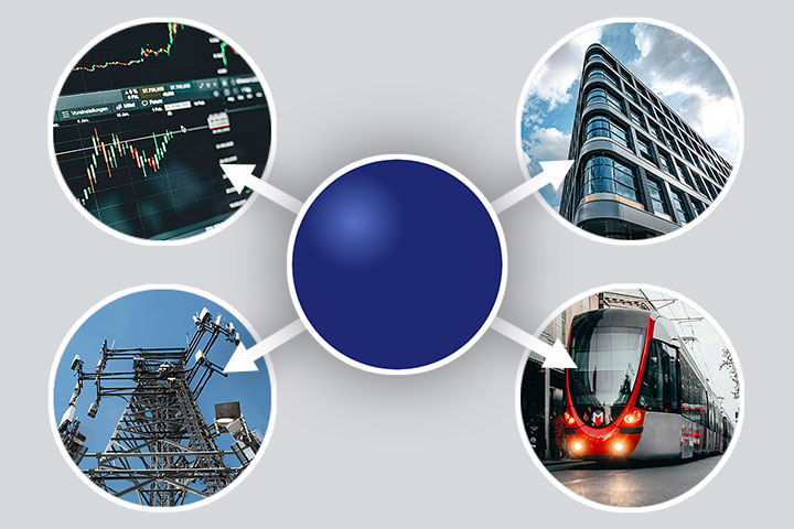 Cross Section of businesses